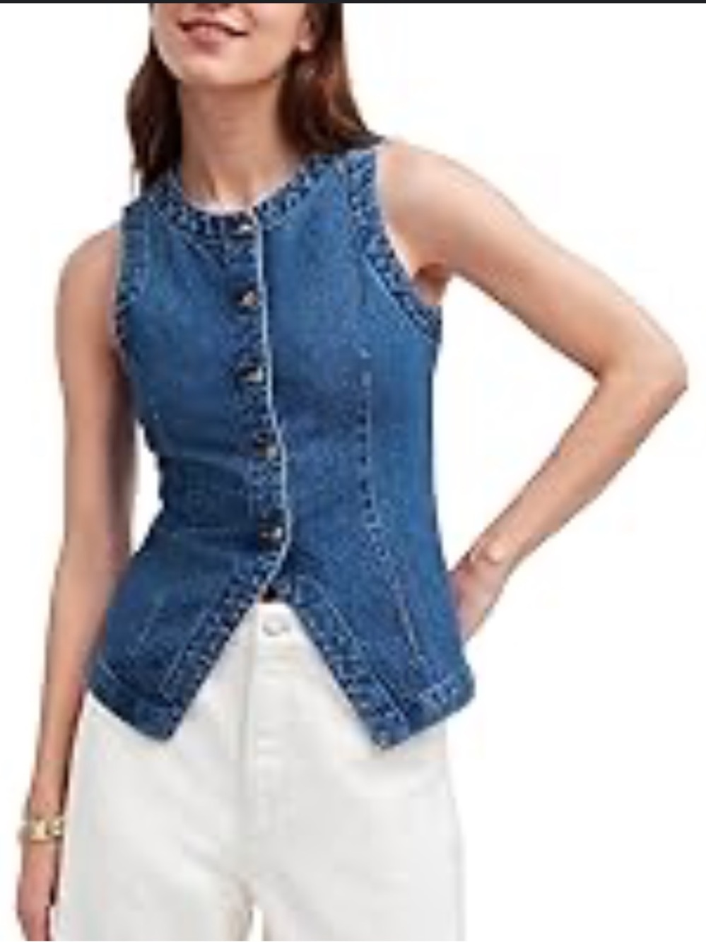 Denim vest NWT